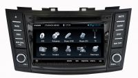 Штатное головное устройство MyDean 7201 для автомобилей Suzuki Swift + Карты навигации Navitel 5.x Пробки (Лицензия) + Штатная камера заднего вида + ТВ-антенна Calearo ANT  внутренней установки)